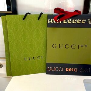 3 Gucci Shopping Bags